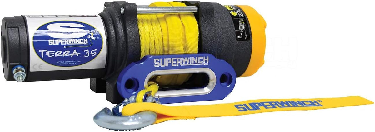 Terra 35 3500lbs Single Line Pull Winch with Roller Fairlead P17691