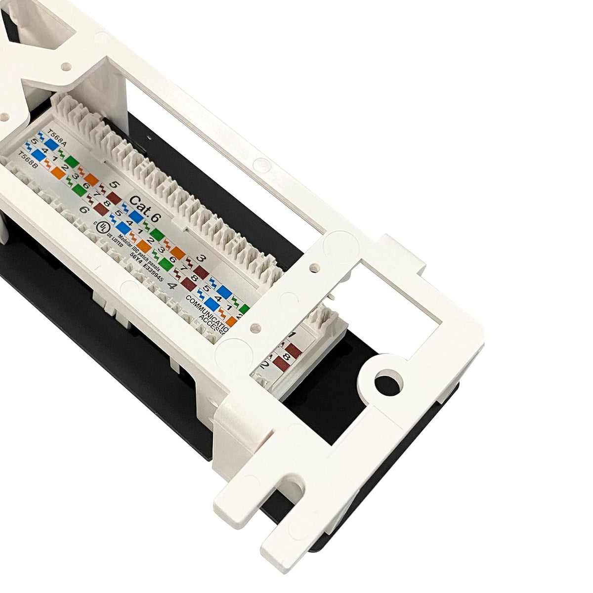 12-Port Vertical Patch Panel with 89D Bracket, Pack of 2 I46526