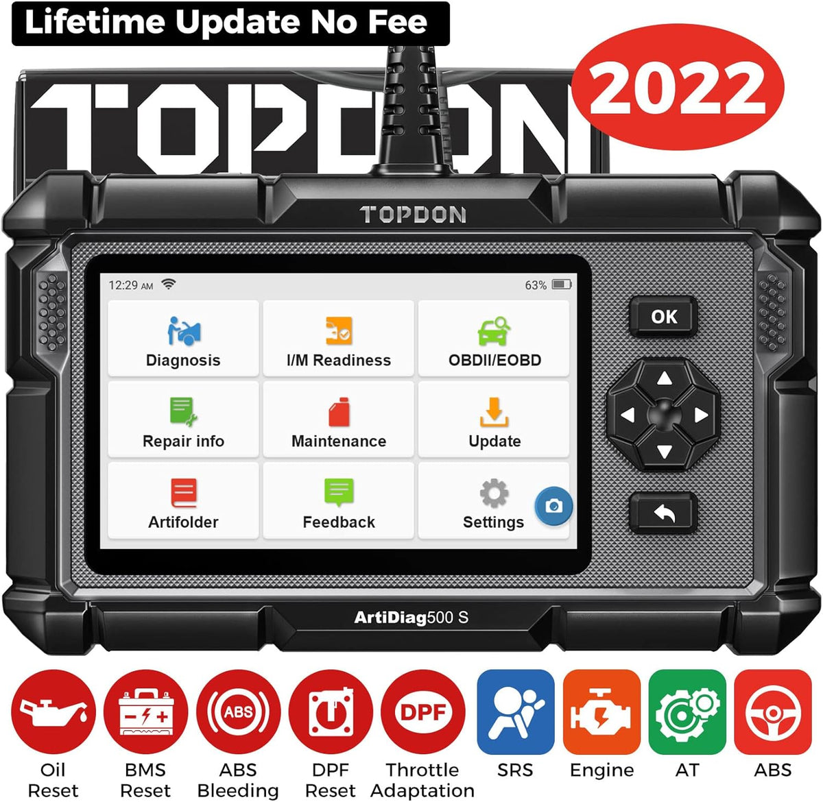 OBD2 Scanner Car Code Reader Scan Tool E98233