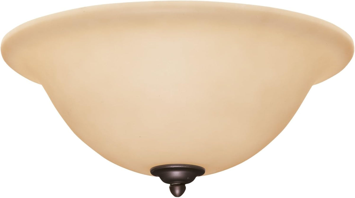 Amber Scavo Light Fixture for Ceiling Fans, Medium Base CFL M3685